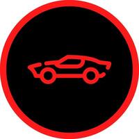 Sportwagen kreatives Icon-Design vektor