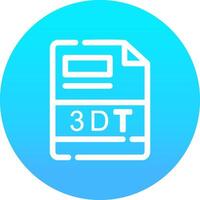 3dt kreativ Symbol Design vektor