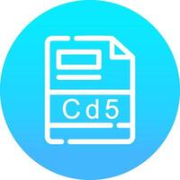cd5 kreativ ikon design vektor