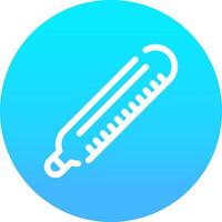 Thermometer kreatives Icon-Design vektor