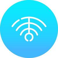 Wifi kreatives Icon-Design vektor