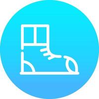 Stiefel kreatives Icon-Design vektor