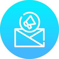 Email Marketing kreativ Symbol Design vektor