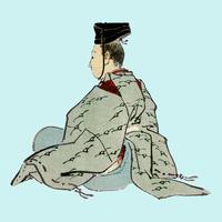 Alter japanischer Kaiser von K? No Bairei (1844-1895). Digital verbessert aus unserer eigenen Originalausgabe von Bairei Gakan von 1913 vektor