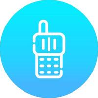 Walkie-Talkies kreatives Icon-Design vektor