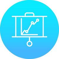 Tafel Graph kreativ Symbol Design vektor