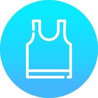 Tanktop kreatives Icon-Design vektor