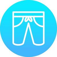 Shorts kreatives Icon-Design vektor