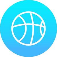 Basketball kreatives Icon-Design vektor