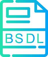 bsdl kreativ Symbol Design vektor