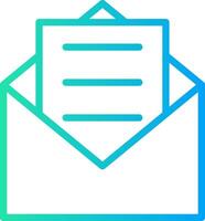 E-Mail kreatives Icon-Design vektor