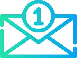 Neu Email kreativ Symbol Design vektor