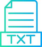 TXT kreativ Symbol Design vektor