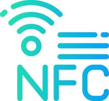 nfc kreativ Symbol Design vektor