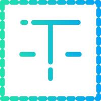 Textfeld kreatives Icon-Design vektor