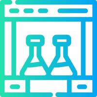 Chemie kreatives Icon-Design vektor