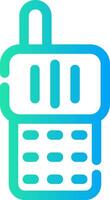 Walkie-Talkies kreatives Icon-Design vektor