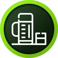 Thermos kreatives Icon-Design vektor