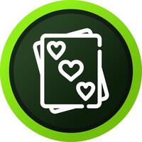 Poker kreatives Icon-Design vektor