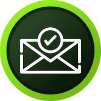 E-Mail kreatives Icon-Design vektor