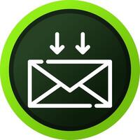 E-Mail kreatives Icon-Design vektor