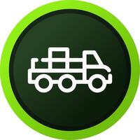 Mover Truck kreatives Icon-Design vektor