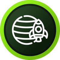 Planet kreatives Icon-Design vektor