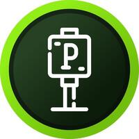 Parkschild kreatives Icon-Design vektor