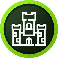 Schloss kreatives Icon-Design vektor