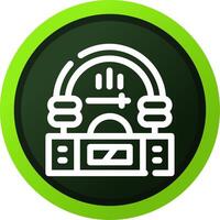 Jukebox kreatives Icon-Design vektor