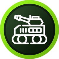 Tank kreatives Icon-Design vektor