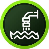 Abwasser kreatives Icon-Design vektor