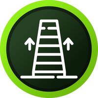 Rolltreppe kreatives Icon-Design vektor