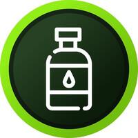 Wasserflasche kreatives Icon-Design vektor