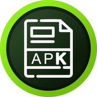 apk kreativ ikon design vektor