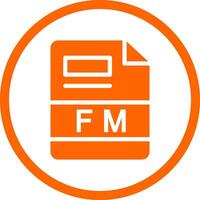 fm kreativ Symbol Design vektor