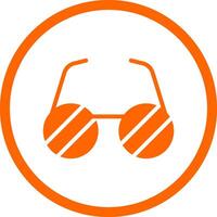 Sternbrille kreatives Icon-Design vektor