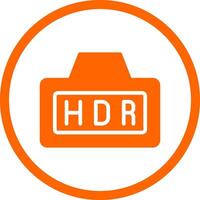 hdr kreativ ikon design vektor