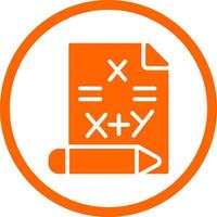 Mathe kreatives Icon-Design vektor