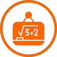 Whiteboard kreatives Icon-Design vektor