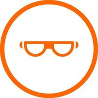 Brille kreatives Icon-Design vektor