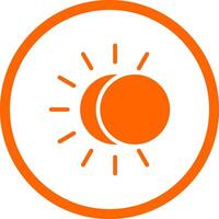 Eclipse kreatives Icon-Design vektor