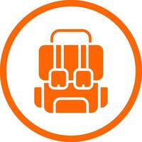 Rucksack kreatives Icon-Design vektor