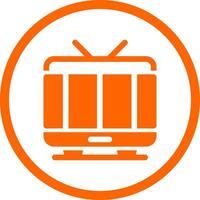 TV-kreatives Icon-Design vektor