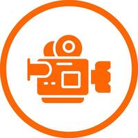 Videokamera kreatives Icon-Design vektor