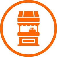 Food Stand kreatives Icon-Design vektor