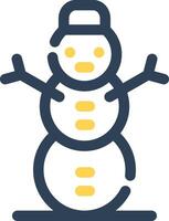 Schneemann kreatives Icon-Design vektor