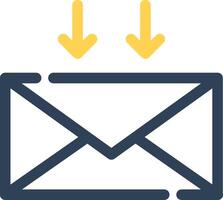 E-Mail kreatives Icon-Design vektor