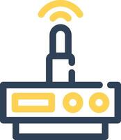 WLAN-Router kreatives Icon-Design vektor