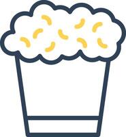 Popcorn kreatives Icon-Design vektor